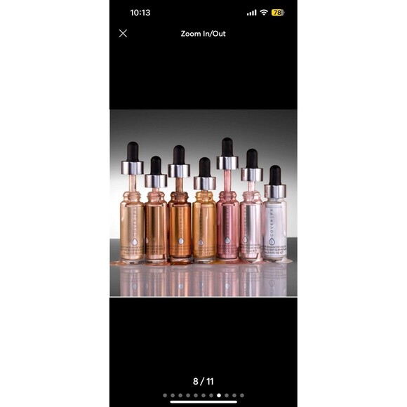 Cover FX Custom Enhancer Drops in Rose Gold NWB - Picture 6 of 12